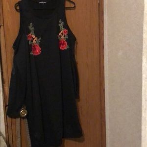 Form Fitting Black Dress